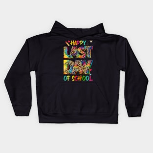 Happy Last Day Of School Shirt Teacher Graduation Gift For Kids Boys Girls Kids Hoodie